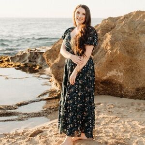 Ivy City Co Antoinette Dress in Fall Floral